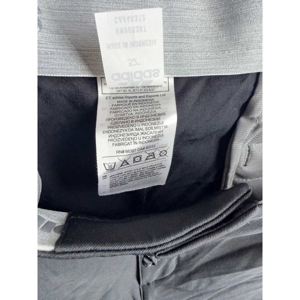 Adidas Mens Golf Pants Black Performance Trousers Size 32 RN 88387 CA 40312 NWT